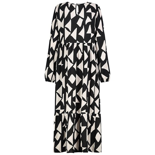 Sublevel Sukienka w kolorze czarno-kremowym XXL Limango Polska wyprzedaż
