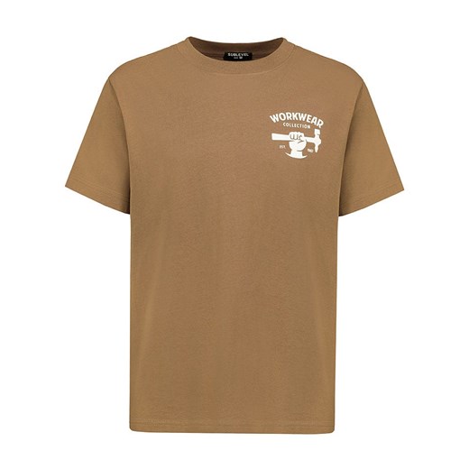 Sublevel Koszulka w kolorze karmelowym ze sklepu Limango Polska w kategorii T-shirty męskie - zdjęcie 186016325