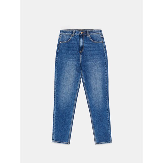 Mohito - Jeansy mom - niebieski ze sklepu Mohito w kategorii Jeansy damskie - zdjęcie 186017618