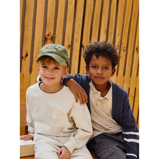 Reserved - Bawełniany komplet - beżowy ze sklepu Reserved w kategorii Komplety chłopięce - zdjęcie 186024145