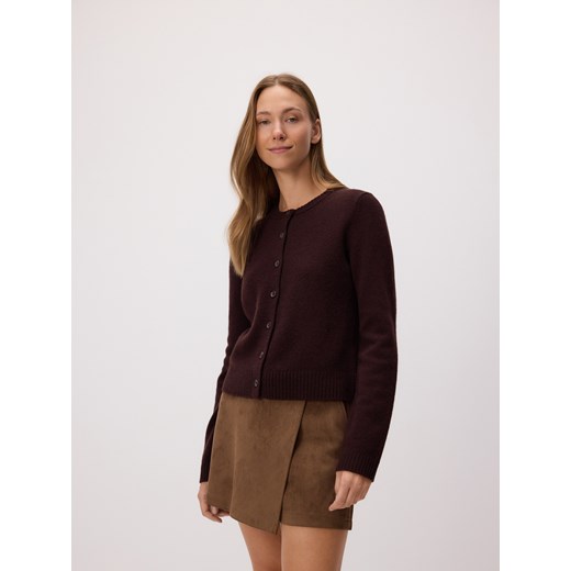 Reserved - Szorty z zakładką - beżowy Reserved M Reserved