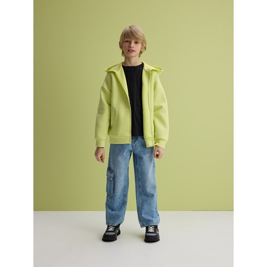Reserved - Bluza z kapturem - żółty Reserved 170 (13-14 lat) wyprzedaż Reserved