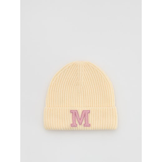 Reserved - Czapka z haftem - złamana biel - id: 693GT-01X - marki Reserved - 186025978 Reserved - Czapka z haftem - złamana biel ze sklepu Reserved w kategorii Czapki dziecięce - zdjęcie 186025978