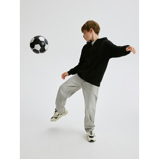 Reserved - Bawełniana bluza - czarny ze sklepu Reserved w kategorii Bluzy chłopięce - zdjęcie 186026787