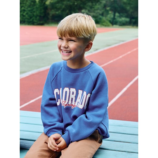 Reserved - Bluza z napisami - jasnoniebieski ze sklepu Reserved w kategorii Bluzy chłopięce - zdjęcie 186026818