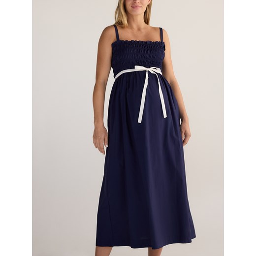 Reserved - Sukienka z kokardą - niebieski ze sklepu Reserved w kategorii Sukienki - zdjęcie 186027169