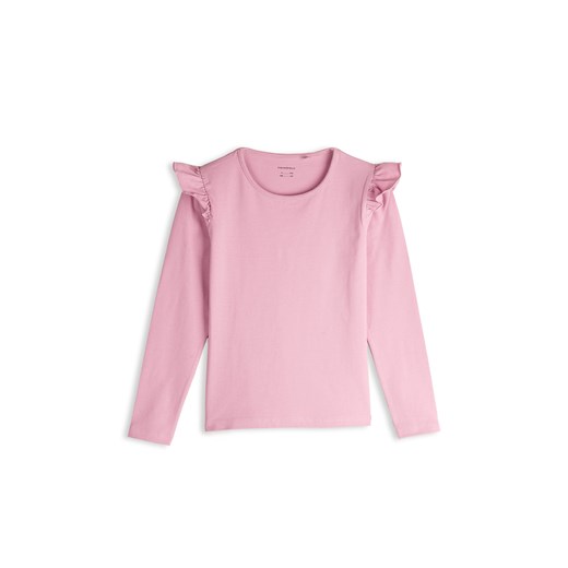 GATE Bawełniana koszulka z falbankami 3Y ze sklepu gateshop w kategorii Bluzki dziewczęce - zdjęcie 186028135