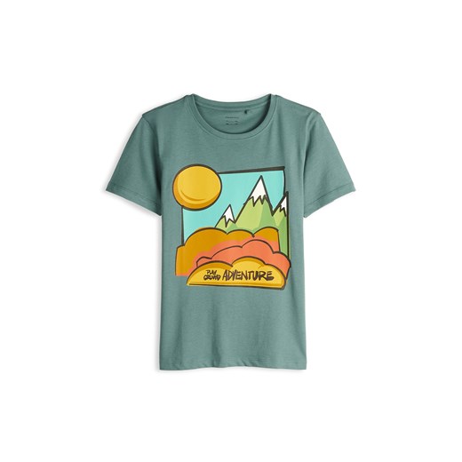 GATE Bawełniana koszulka z nadrukiem 7Y ze sklepu gateshop w kategorii T-shirty chłopięce - zdjęcie 186028145