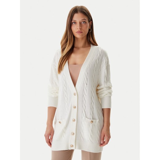 Guess Kardigan W5BR37 Z1192 Écru Relaxed Fit ze sklepu MODIVO w kategorii Swetry damskie - zdjęcie 186028495