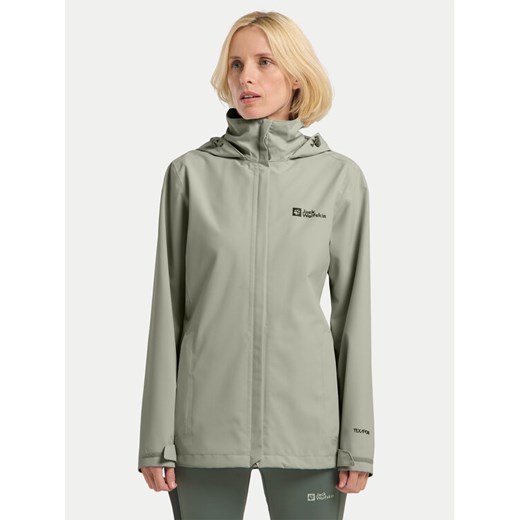 Jack Wolfskin Kurtka outdoor Trailtime 2l A63902 Zielony Regular Fit ze sklepu MODIVO w kategorii Kurtki damskie - zdjęcie 186028508
