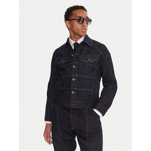 G-Star Raw Kurtka jeansowa Kitoh 3D D27404-E207 Granatowy Regular Fit ze sklepu MODIVO w kategorii Kurtki męskie - zdjęcie 186028559