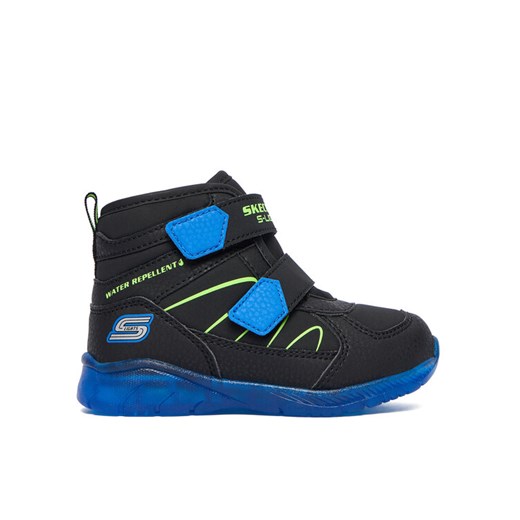 Skechers Trzewiki Illumi-Brights 407613N BBLM Czarny ze sklepu MODIVO w kategorii Buty zimowe dziecięce - zdjęcie 186028565