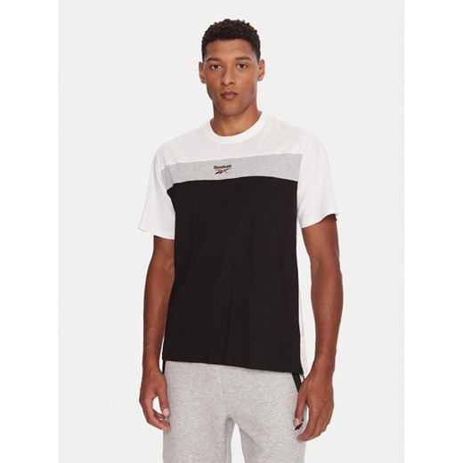 Reebok T-Shirt RK25156CCM Biały Regular Fit ze sklepu MODIVO w kategorii T-shirty męskie - zdjęcie 186028575