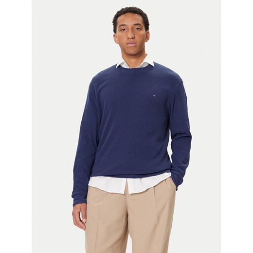 Tommy Hilfiger Bluza UM0UM03620 Niebieski Regular Fit ze sklepu MODIVO w kategorii Bluzy męskie - zdjęcie 186028597