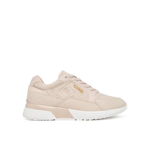 Guess Sneakersy FLFM16 ELE12 Beżowy ze sklepu MODIVO w kategorii Buty sportowe damskie - zdjęcie 186028616
