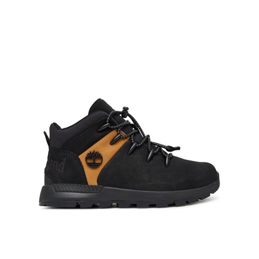 Timberland Trzewiki Sprint Trekker Mid Bungee Trainer TB0A6BXDEMJ1 Czarny ze sklepu MODIVO w kategorii Buty zimowe dziecięce - zdjęcie 186028628