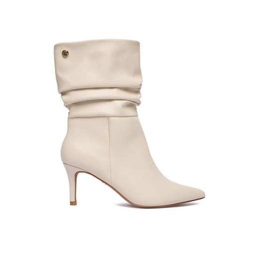 Nine West Botki CEO-SAMIRA-01 Écru ze sklepu MODIVO w kategorii Botki - zdjęcie 186028699