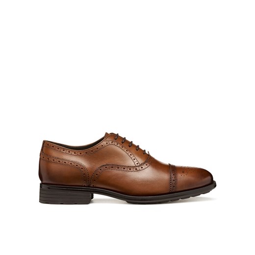 Geox Półbuty U Walk Pleasure F U46H8B 00043 C6610 Brązowy ze sklepu MODIVO w kategorii Buty eleganckie męskie - zdjęcie 186028819