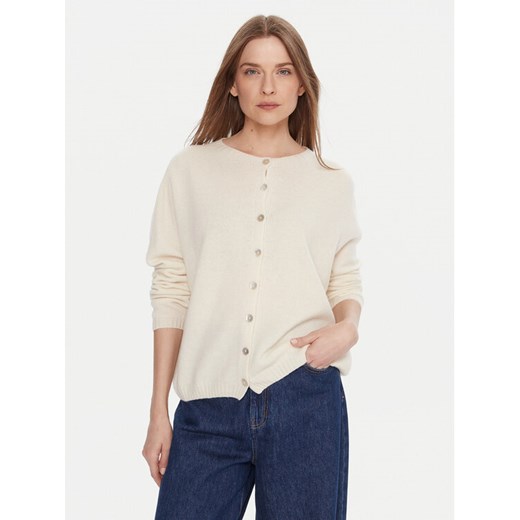 Kontatto Kardigan 3M0978C Écru Relaxed Fit ze sklepu MODIVO w kategorii Swetry damskie - zdjęcie 186028825