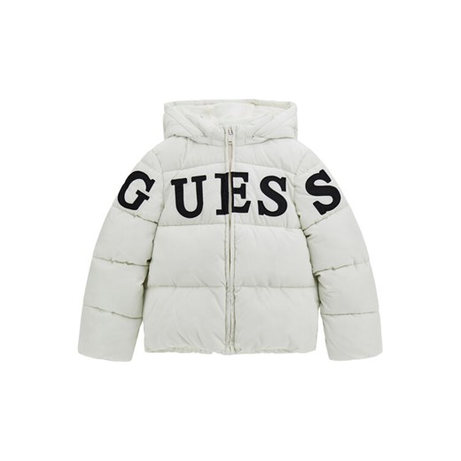 Guess Kurtka zimowa J5BL16 WB240 Écru Regular Fit ze sklepu MODIVO w kategorii Kurtki dziewczęce - zdjęcie 186028829
