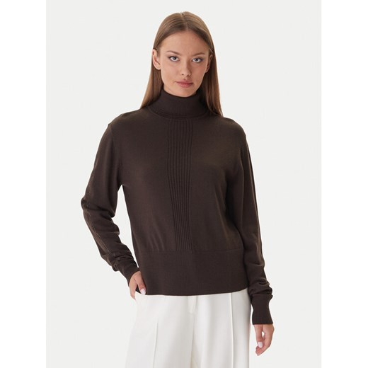 Patrizia Pepe Golf 2K0340 KM36 Brązowy Regular Fit ze sklepu MODIVO w kategorii Swetry damskie - zdjęcie 186028878