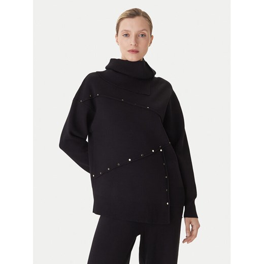 LOLA CASADEMUNT Sweter LF2511010 Czarny Regular Fit ze sklepu MODIVO w kategorii Swetry damskie - zdjęcie 186028969