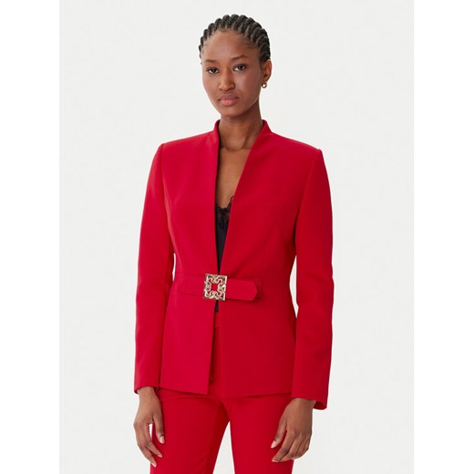 Rinascimento Marynarka CFC0126208003 Czerwony Slim Fit ze sklepu MODIVO w kategorii Marynarki damskie - zdjęcie 186028976
