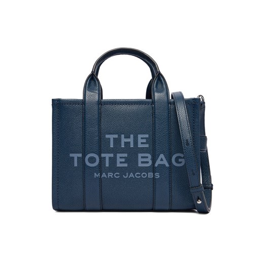 Marc Jacobs Torebka The Leather Small Tote Bag H009L01SP21 Granatowy ze sklepu MODIVO w kategorii Kuferki - zdjęcie 186029075