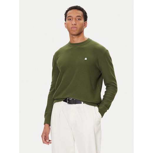 United Colors Of Benetton Sweter 1V4KU10AF Zielony Regular Fit ze sklepu MODIVO w kategorii Swetry męskie - zdjęcie 186029127