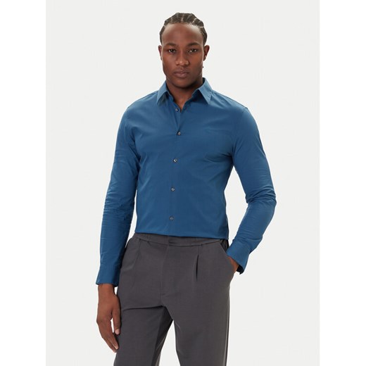 Calvin Klein Koszula LV04LB145G Niebieski Slim Fit ze sklepu MODIVO w kategorii Koszule męskie - zdjęcie 186029226