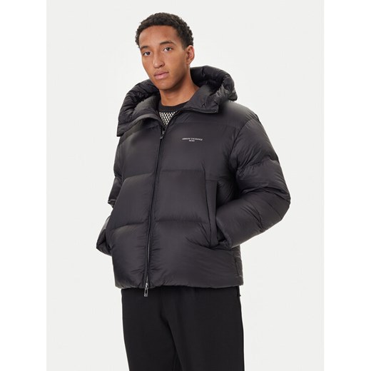 Armani Exchange Kurtka puchowa XM001115 AF16589 UC001 Czarny Regular Fit ze sklepu MODIVO w kategorii Kurtki męskie - zdjęcie 186029228
