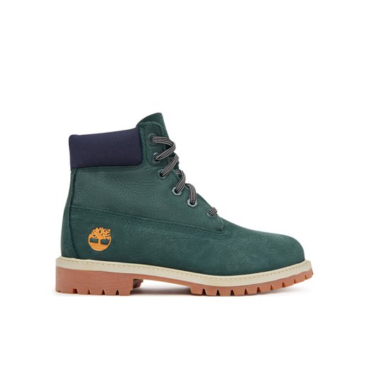 Timberland Trapery Premium 6-Inch Waterproof TB0A6BETEO61 Khaki ze sklepu MODIVO w kategorii Buty trekkingowe dziecięce - zdjęcie 186029245