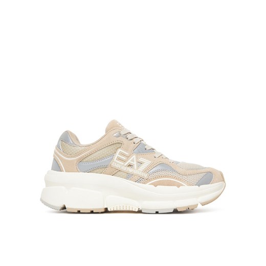 EA7 Emporio Armani Sneakersy X8X237 XK425 MZ202 Beżowy ze sklepu MODIVO w kategorii Buty sportowe damskie - zdjęcie 186029318