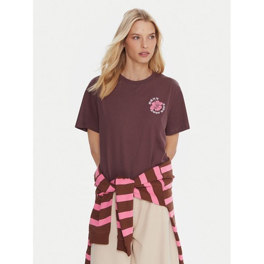 Roxy T-Shirt Hangloose The Sky ERJZT06020 Fioletowy Regular Fit ze sklepu MODIVO w kategorii Bluzki damskie - zdjęcie 186029408