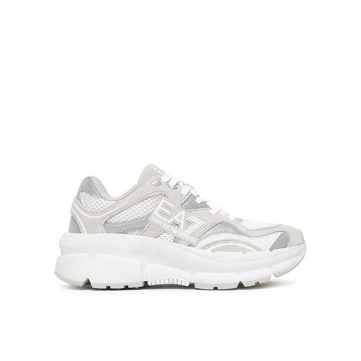 EA7 Emporio Armani Sneakersy X8X237 XK425 MZ203 Szary ze sklepu MODIVO w kategorii Buty sportowe damskie - zdjęcie 186029589