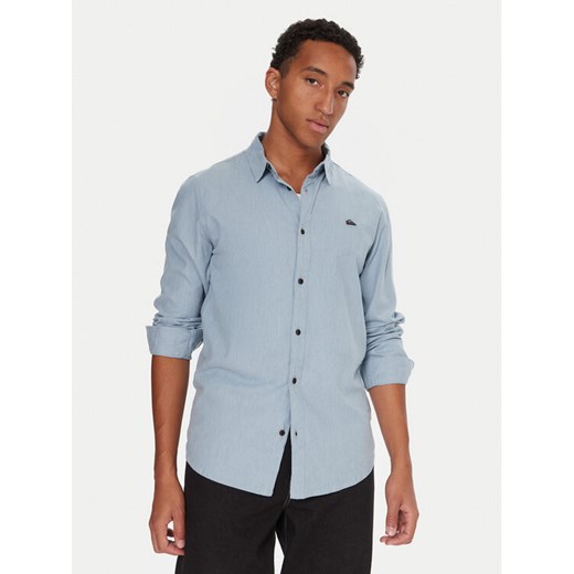 Quiksilver Koszula Premium Stretch EQYWT04670 Błękitny Regular Fit ze sklepu MODIVO w kategorii Koszule męskie - zdjęcie 186029615