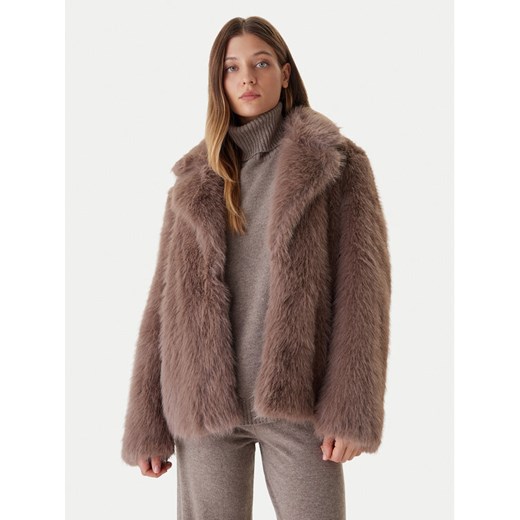 Bomboogie Futro Paris GW148STFRL5 Brązowy Regular Fit ze sklepu MODIVO w kategorii Futra damskie - zdjęcie 186029697