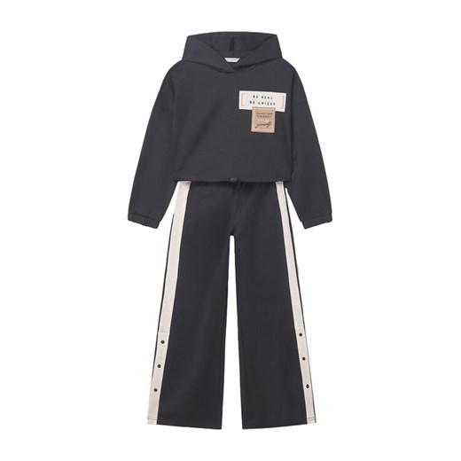 Mayoral Dres 7853 Czarny Regular Fit ze sklepu MODIVO w kategorii Komplety dziewczęce - zdjęcie 186029729