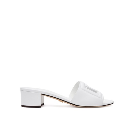 Dolce&Gabbana Klapki CR1755 AY329 Biały ze sklepu MODIVO w kategorii Klapki damskie - zdjęcie 186029778