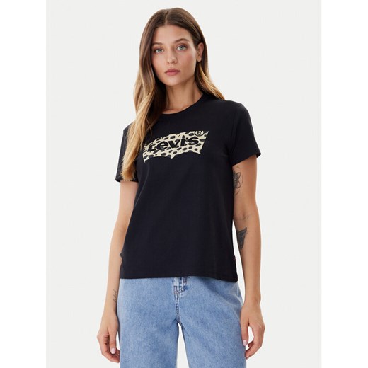 Levi's® T-Shirt The Perfect 17369-2437 Czarny Standard Fit ze sklepu MODIVO w kategorii Bluzki damskie - zdjęcie 186029789