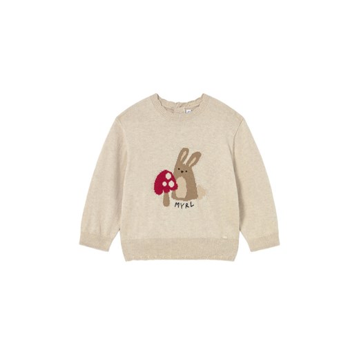 Mayoral Sweter 2354 Beżowy Regular Fit ze sklepu MODIVO w kategorii Swetry dziewczęce - zdjęcie 186029795