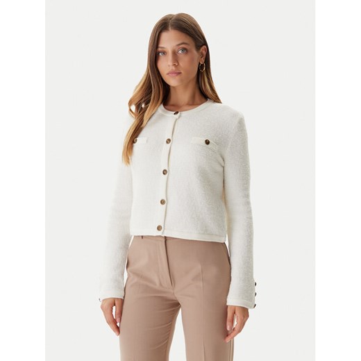Guess Kardigan W5BR0A Z4040 Écru Slim Fit ze sklepu MODIVO w kategorii Swetry damskie - zdjęcie 186029797