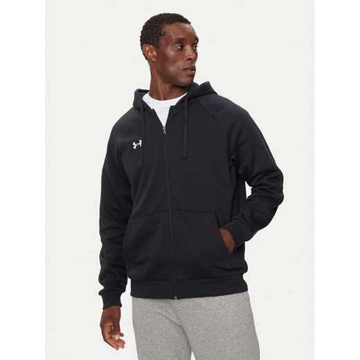Under Armour Bluza Ua Rival Fleece 1379767 Czarny Loose Fit ze sklepu MODIVO w kategorii Bluzy męskie - zdjęcie 186029886