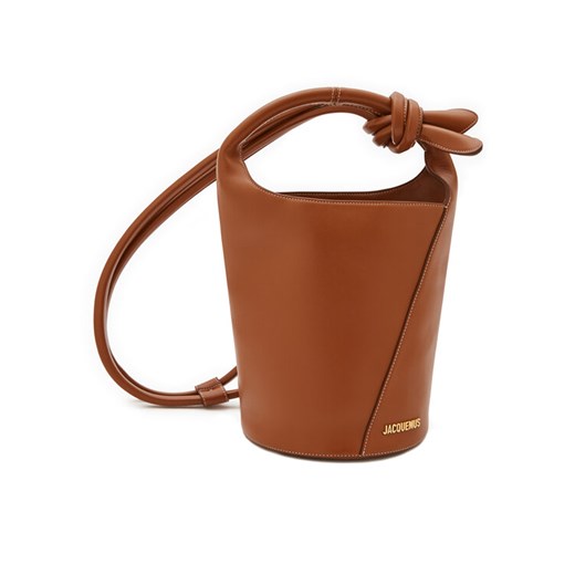 JACQUEMUS Plecak Le Petit Tourni 245BA366-3173 Brązowy ze sklepu MODIVO w kategorii Plecaki - zdjęcie 186029998