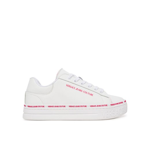 Versace Jeans Couture Sneakersy 79VA3SK5 Biały ze sklepu MODIVO w kategorii Buty sportowe damskie - zdjęcie 186030036