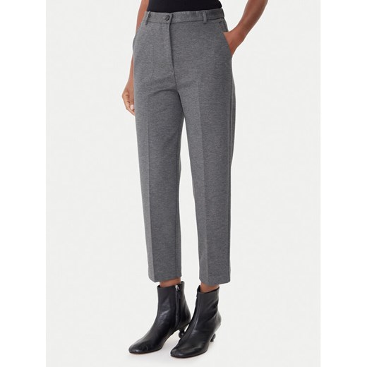 ViCOLO Spodnie materiałowe TF0229 Szary Regular Fit ze sklepu MODIVO w kategorii Spodnie damskie - zdjęcie 186030057