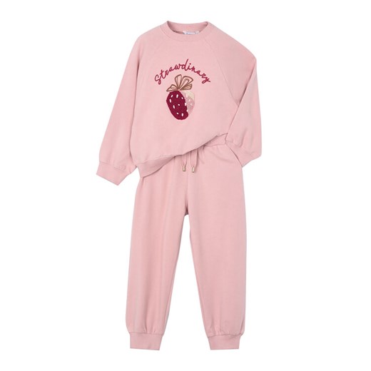 Mayoral Dres 4893 Różowy Relaxed Fit ze sklepu MODIVO w kategorii Komplety dziewczęce - zdjęcie 186030069