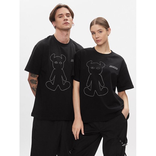 2005 T-Shirt Unisex Horned Czarny Regular Fit ze sklepu MODIVO w kategorii Bluzki damskie - zdjęcie 186030086