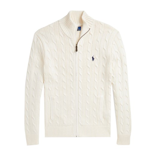 Polo Ralph Lauren Sweter 710899975005 Écru Regular Fit Polo Ralph Lauren XXL MODIVO