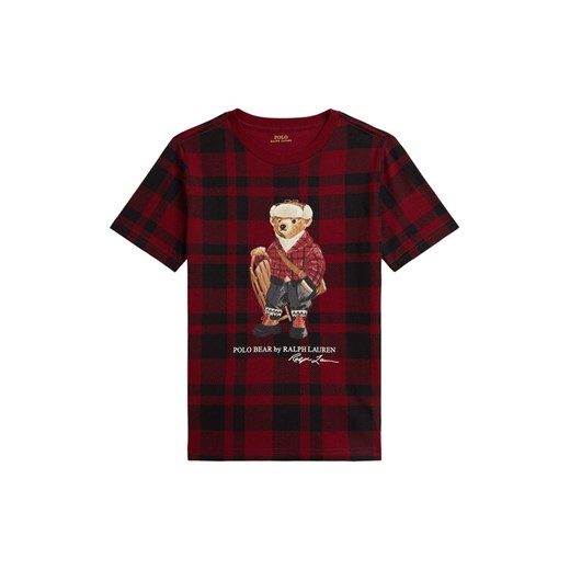 Polo Ralph Lauren T-Shirt 322981259001 Bordowy Regular Fit ze sklepu MODIVO w kategorii T-shirty chłopięce - zdjęcie 186030176